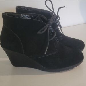 Black Suede Ankle Boots
